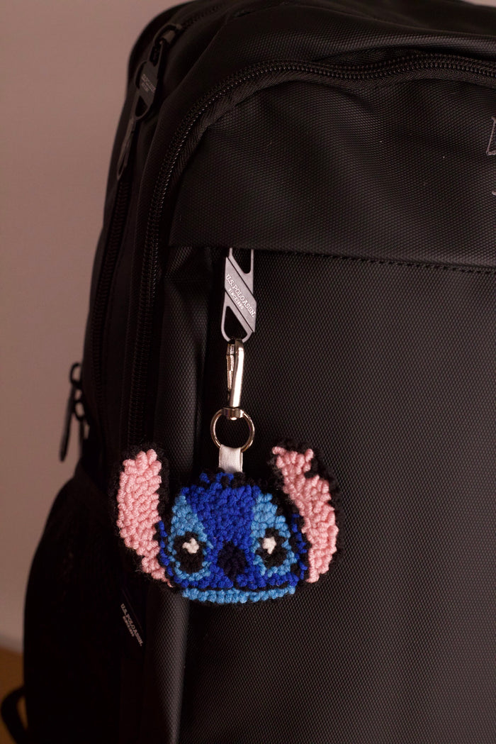 Stitch Charm – Punch Needle, 8 cm