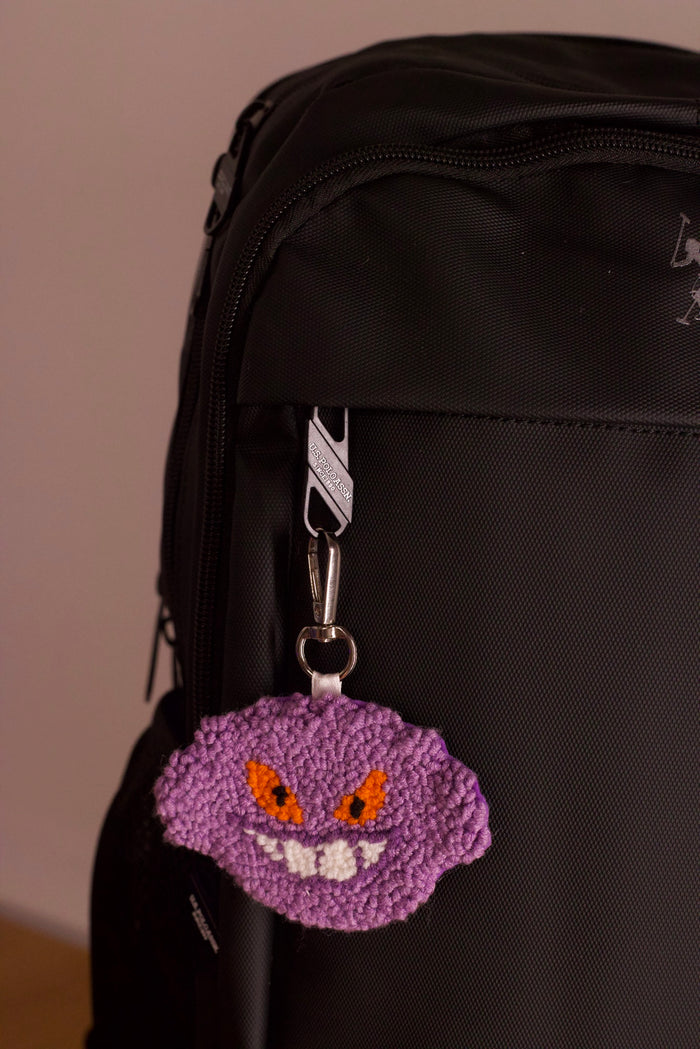 Gengar (Pokémon) Charm – Punch Needle, 8 cm