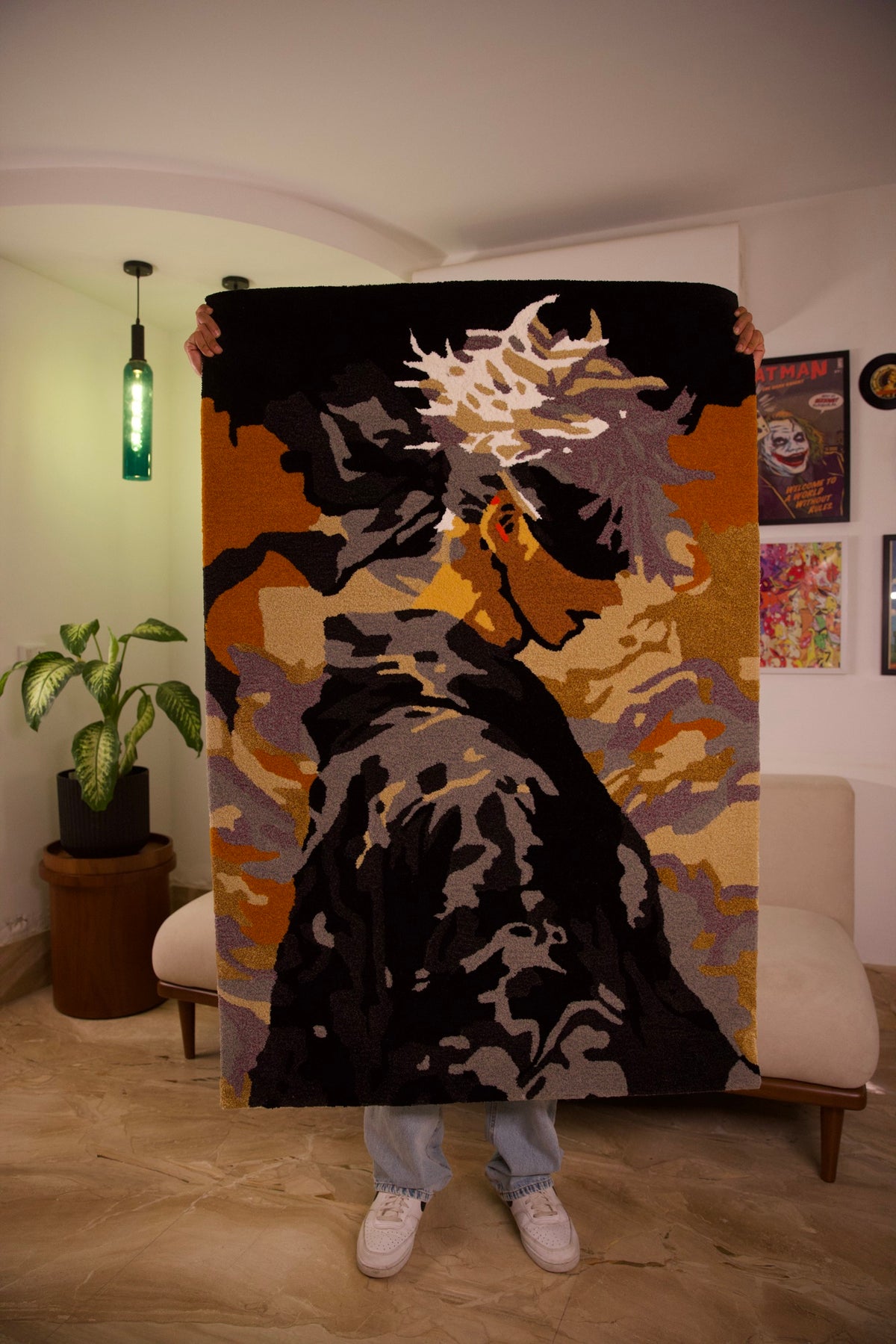 Gojo (Jujutsu Kaisen) Rug – Hand-tufted, 150 × 100 cm