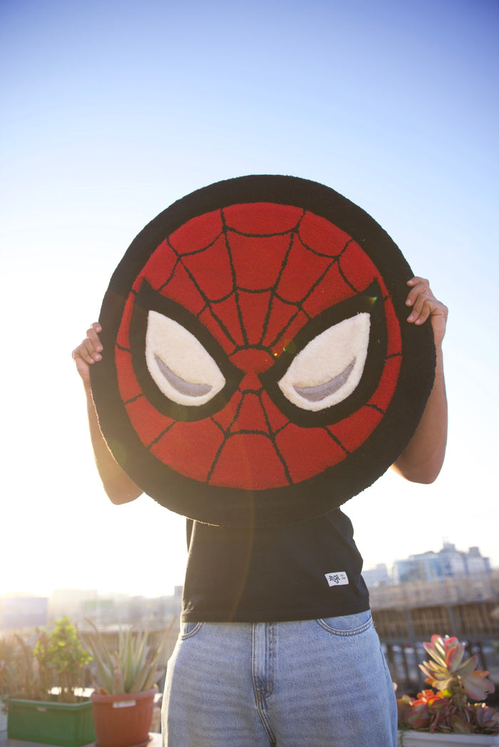 Spider-Man Rug – Hand-tufted, 70 cm round