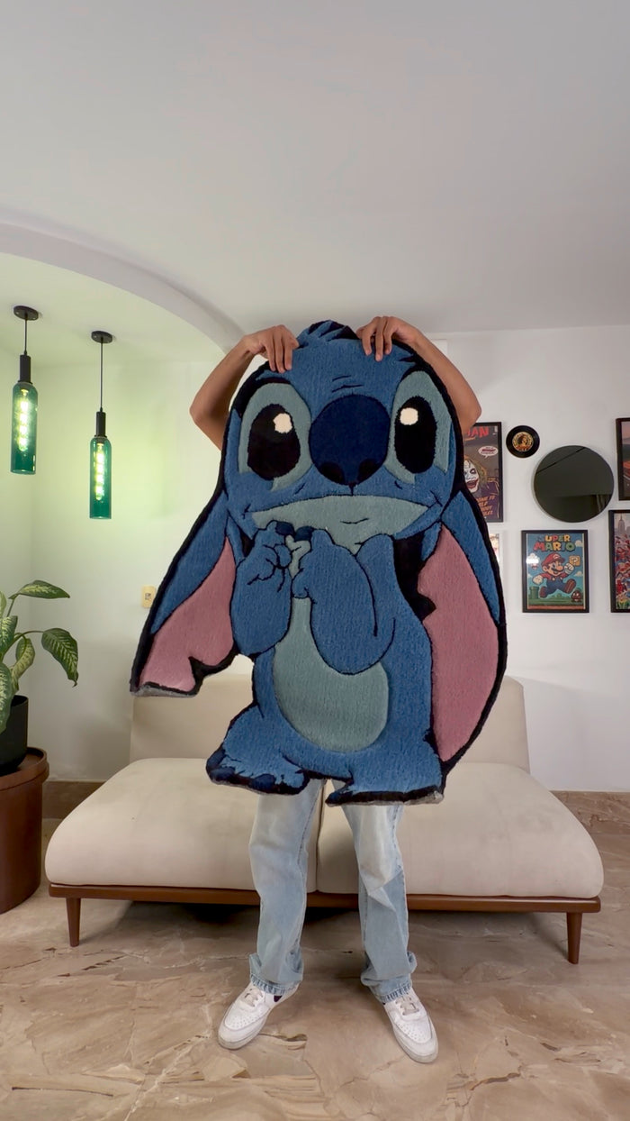 Stitch Rug – Hand-tufted, 95 × 100 cm